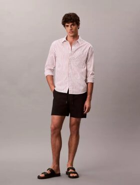 Cotton Stretch Chino Çekip Giyilen Şort