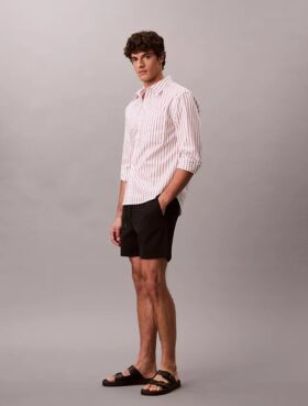 Cotton Stretch Chino Çekip Giyilen Şort