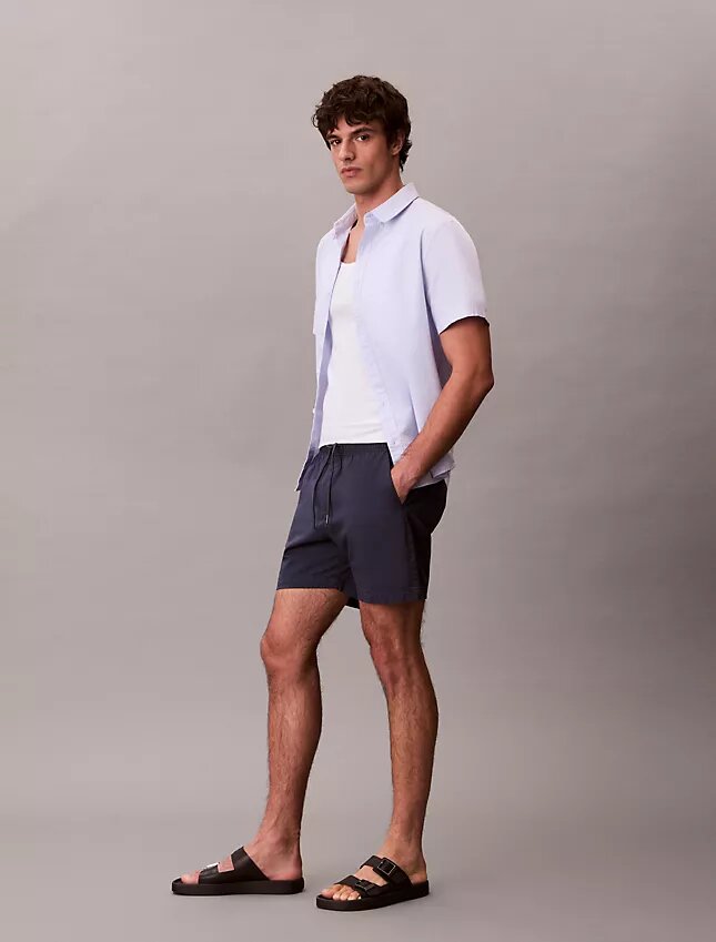 Cotton Stretch Chino Çekip Giyilen Şort Cotton Stretch Chino Çekip Giyilen Şort