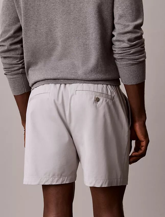 Cotton Stretch Chino Çekip Giyilen Şort Cotton Stretch Chino Çekip Giyilen Şort