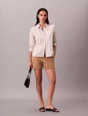 Cotton Stretch Chino Şort