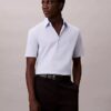 Cotton Stretch Dar Kesim Düğmeli Gömlek