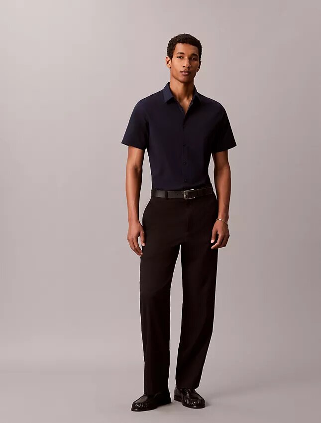 Cotton Stretch Dar Kesim Düğmeli Gömlek Cotton Stretch Dar Kesim Düğmeli Gömlek