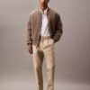 Cotton Stretch Dar Kesim Düğmeli Gömlek