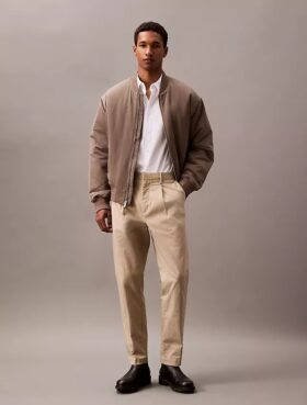 Cotton Stretch Dar Kesim Düğmeli Gömlek