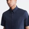 Cotton Stretch Dar Kesim Düğmeli Gömlek Cotton Stretch Dar Kesim Düğmeli Gömlek