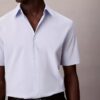 Cotton Stretch Dar Kesim Düğmeli Gömlek