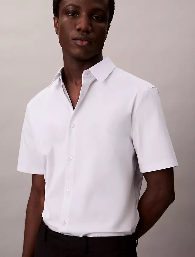 Cotton Stretch Dar Kesim Düğmeli Gömlek Cotton Stretch Dar Kesim Düğmeli Gömlek
