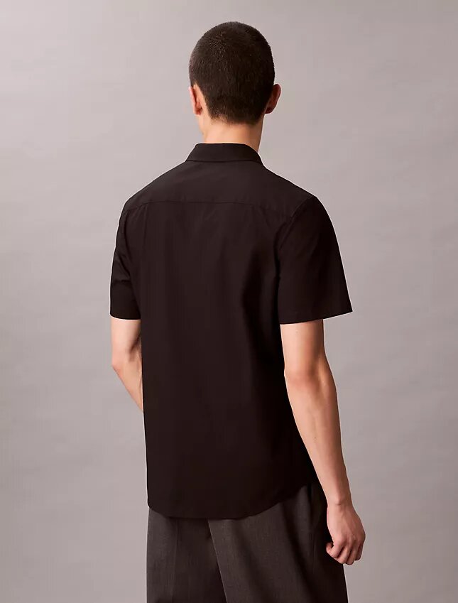 Cotton Stretch Dar Kesim Düğmeli Gömlek Cotton Stretch Dar Kesim Düğmeli Gömlek