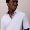 Cotton Stretch Dar Kesim Düğmeli Gömlek