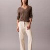 Cotton Stretch Düz Kesim Chino Pantolon