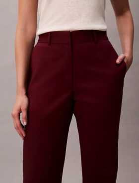 Cotton Stretch Düz Kesim Chino Pantolon