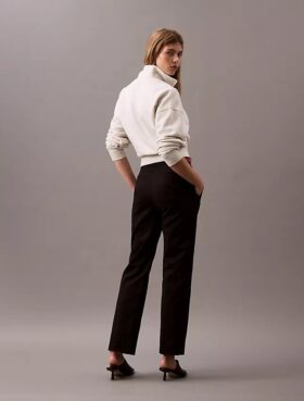 Cotton Stretch Düz Kesim Chino Pantolon