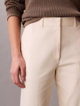 Cotton Stretch Düz Kesim Chino Pantolon