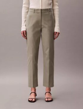 Cotton Stretch Düz Kesim Chino Pantolon