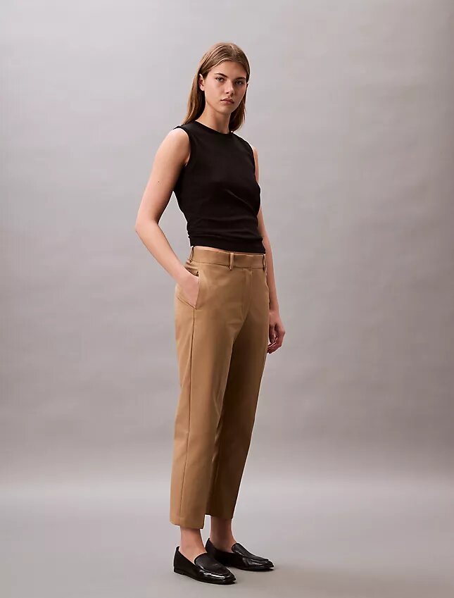 Cotton Stretch Düz Kesim Chino Pantolon Cotton Stretch Düz Kesim Chino Pantolon
