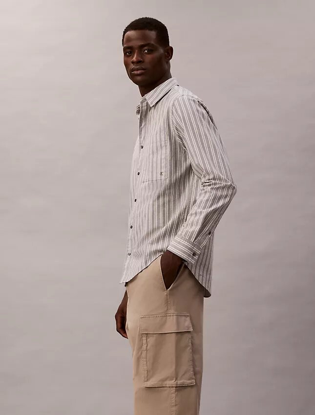 Cotton Stretch Düz Kesim Kargo Pantolon Cotton Stretch Düz Kesim Kargo Pantolon