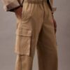 Cotton Stretch Düz Kesim Kargo Pantolon Cotton Stretch Düz Kesim Kargo Pantolon