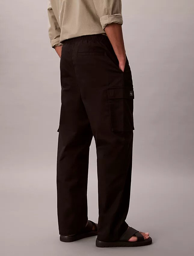 Cotton Stretch Düz Kesim Kargo Pantolon Cotton Stretch Düz Kesim Kargo Pantolon