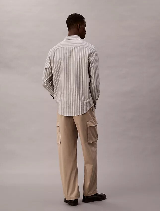 Cotton Stretch Düz Kesim Kargo Pantolon Cotton Stretch Düz Kesim Kargo Pantolon