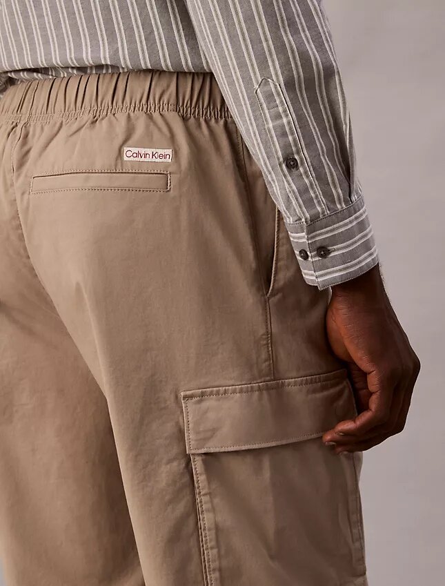 Cotton Stretch Düz Kesim Kargo Pantolon Cotton Stretch Düz Kesim Kargo Pantolon