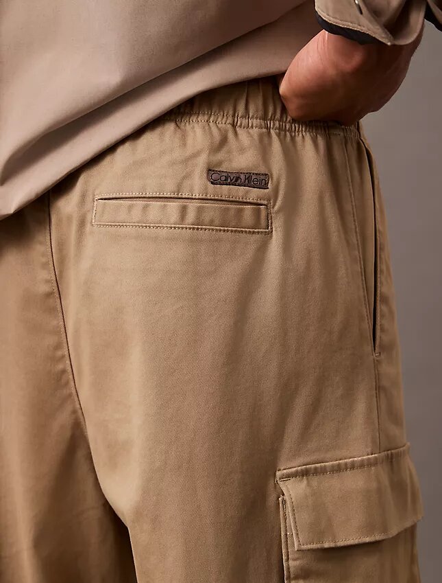 Cotton Stretch Düz Kesim Kargo Pantolon Cotton Stretch Düz Kesim Kargo Pantolon