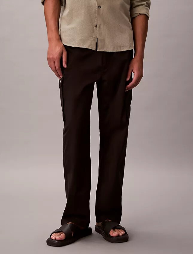 Cotton Stretch Düz Kesim Kargo Pantolon Cotton Stretch Düz Kesim Kargo Pantolon
