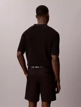 Cotton Stretch Düz Kesim Şort