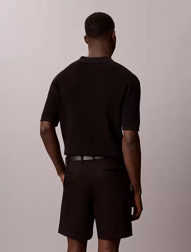 Cotton Stretch Düz Kesim Şort Cotton Stretch Düz Kesim Şort