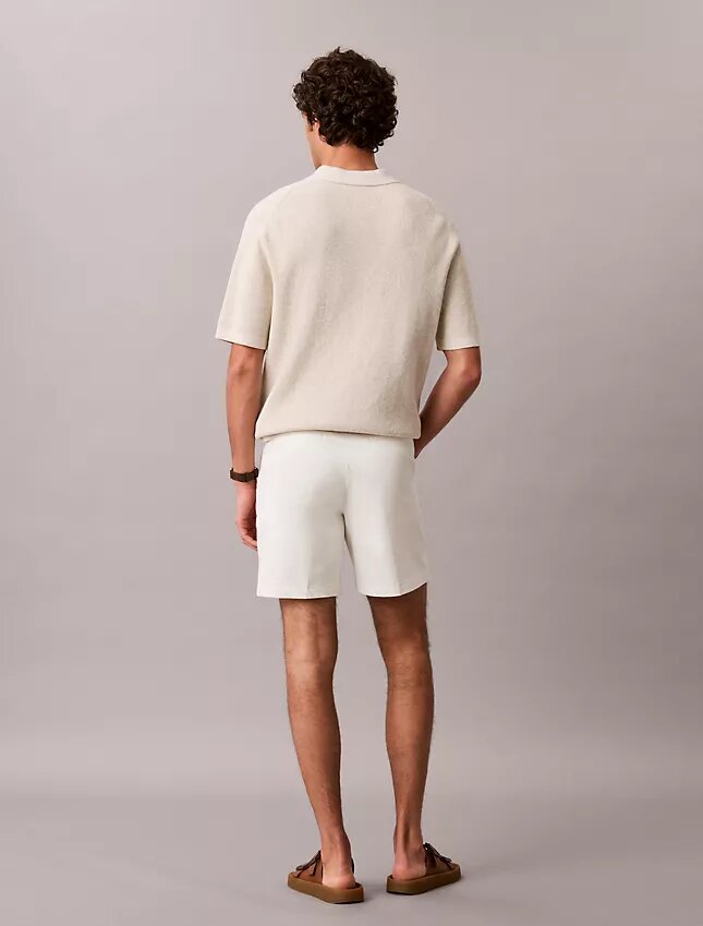 Cotton Stretch Düz Kesim Şort Cotton Stretch Düz Kesim Şort