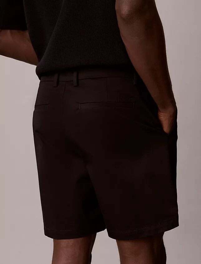 Cotton Stretch Düz Kesim Şort Cotton Stretch Düz Kesim Şort