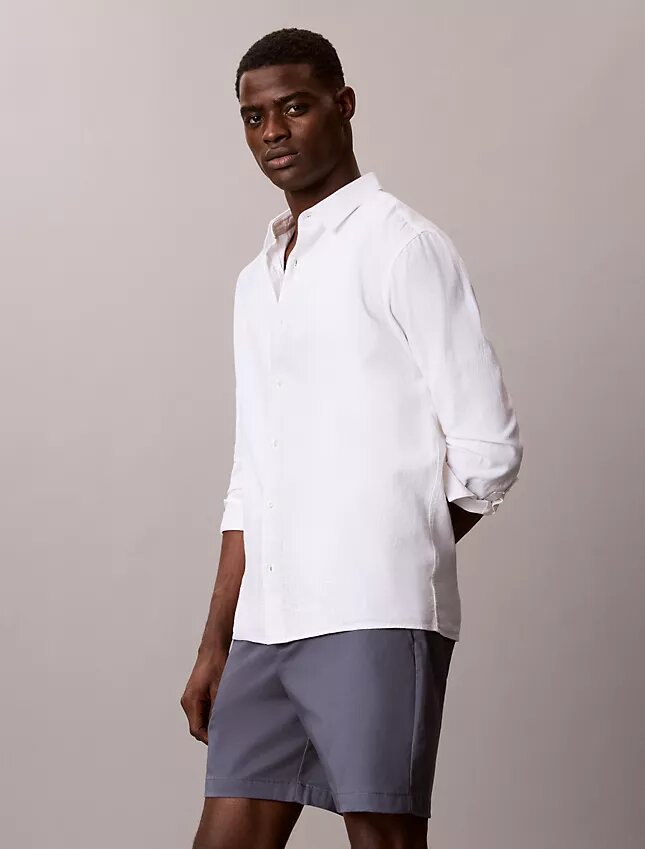 Cotton Stretch Düz Kesim Şort Cotton Stretch Düz Kesim Şort