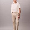 Cotton Stretch Düz Paça Pantolon Cotton Stretch Düz Paça Pantolon