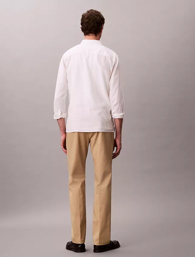 Cotton Stretch Düz Paça Pantolon Cotton Stretch Düz Paça Pantolon
