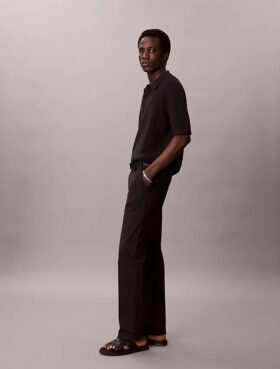 Cotton Stretch Düz Paça Pantolon