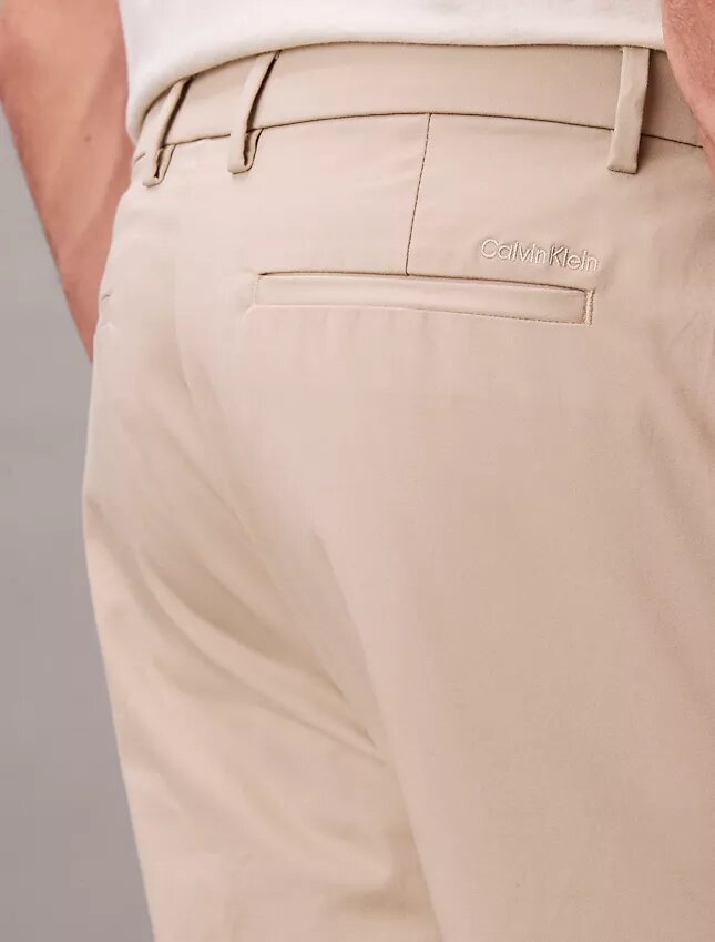 Cotton Stretch Düz Paça Pantolon Cotton Stretch Düz Paça Pantolon