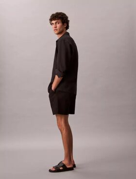 Cotton Stretch Çekip Giyilen Şort