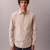 Cotton Stretch Ekose Slim Düğmeli Gömlek