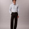 Cotton Stretch Ekose Slim Düğmeli Gömlek