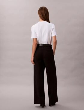 Cotton Stretch Geniş Paça Chino Pantolon