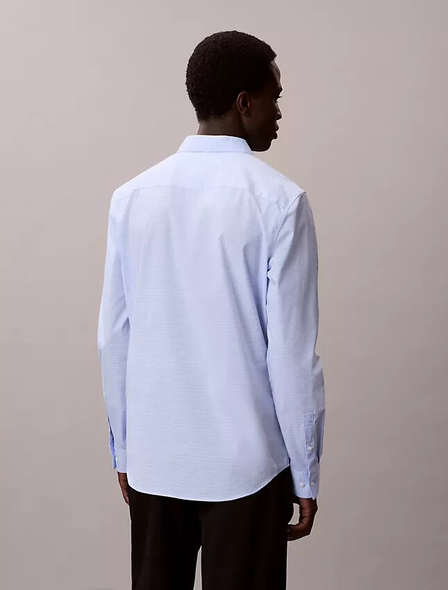 Cotton Stretch Gingham Slim Düğmeli Gömlek Cotton Stretch Gingham Slim Düğmeli Gömlek