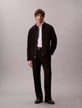 Cotton Stretch Çizgili Dar Kesim Düğmeli Gömlek