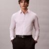 Cotton Stretch Çizgili Dar Kesim Düğmeli Gömlek Cotton Stretch Çizgili Dar Kesim Düğmeli Gömlek