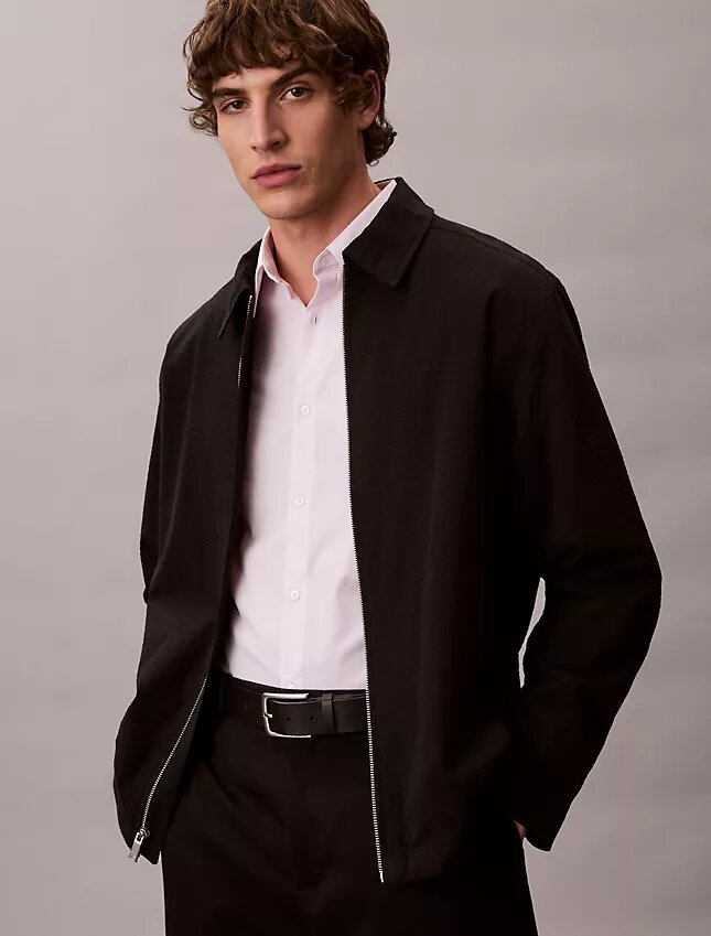 Cotton Stretch Çizgili Dar Kesim Düğmeli Gömlek Cotton Stretch Çizgili Dar Kesim Düğmeli Gömlek