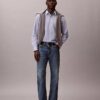 Cotton Stretch Çizgili Klasik Düğmeli Gömlek Cotton Stretch Çizgili Klasik Düğmeli Gömlek