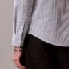 Cotton Stretch Çizgili Oxford Klasik Düğmeli Gömlek Cotton Stretch Çizgili Oxford Klasik Düğmeli Gömlek