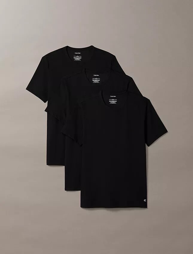 Cotton Stretch Karışımı 3’lü Paket Slim Fit Bisiklet Yaka Tişört Cotton Stretch Karışımı 3’lü Paket Slim Fit Bisiklet Yaka Tişört