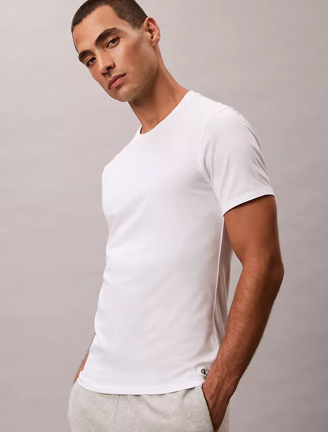 Cotton Stretch Karışımı 3’lü Paket Slim Fit Bisiklet Yaka Tişört Cotton Stretch Karışımı 3’lü Paket Slim Fit Bisiklet Yaka Tişört