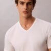 Cotton Stretch Karışımı 3’lü Paket Slim Fit V Yaka Tişört Cotton Stretch Karışımı 3’lü Paket Slim Fit V Yaka Tişört