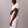 Cotton Stretch Karışımı 3’lü Paket Slim Fit V Yaka Tişört